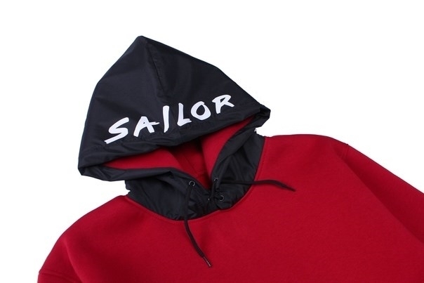 Худи Sailor "hyperborean" красный - фото 11221