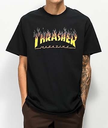 Thrasher футболка BBQ  S/S BLACK - фото 13842