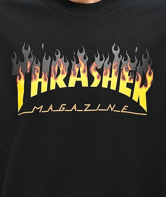 Thrasher футболка BBQ  S/S BLACK - фото 13843