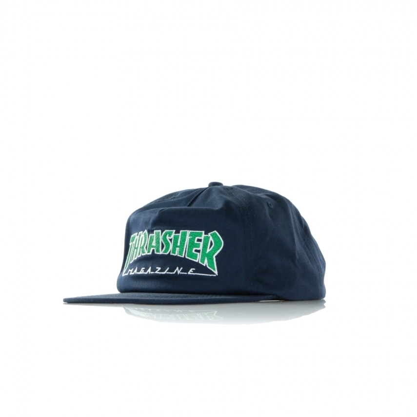 Thrasher кепка OUTLINED SNAPBACK NAVY - фото 13869