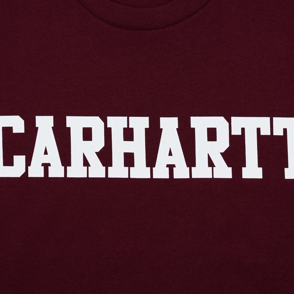 Carhartt WIP футболка S/S College T-Shirt DARK FIR / WHITE - фото 16264
