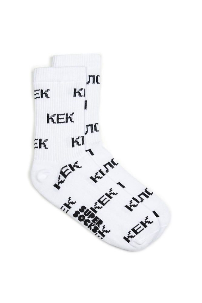 Носки SUPER SOCKS Кек Лол (Размер носков 35-40, ЦВЕТ Белый ) - фото 17077