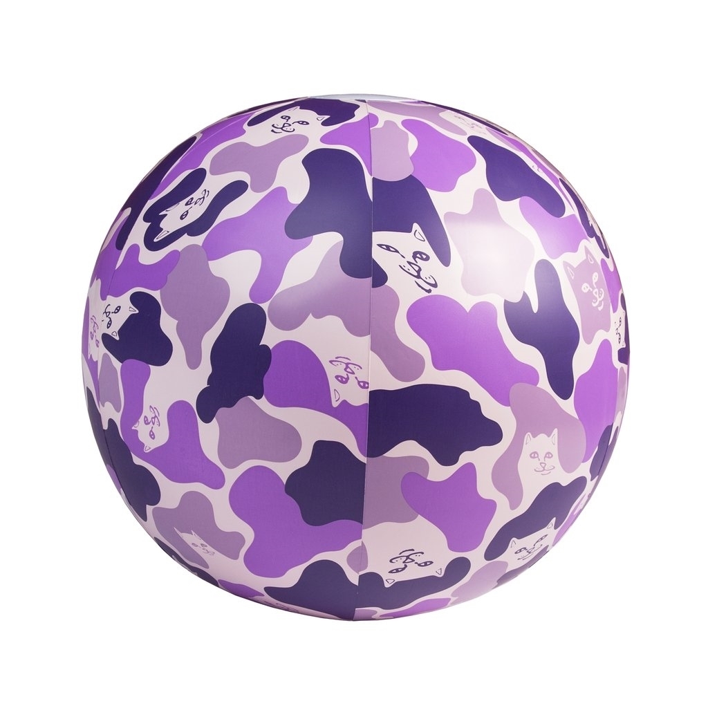 Надувной мяч Ripndip Beach Bum Beach Ball Purple Camo - фото 18900