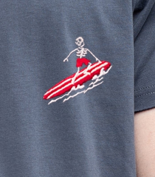 Футболка MEDOOZA "Aloha, Dude" grey - фото 19169