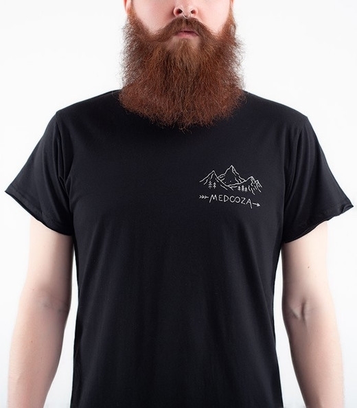 Футболка MEDOOZA Горы черный - фото 19180