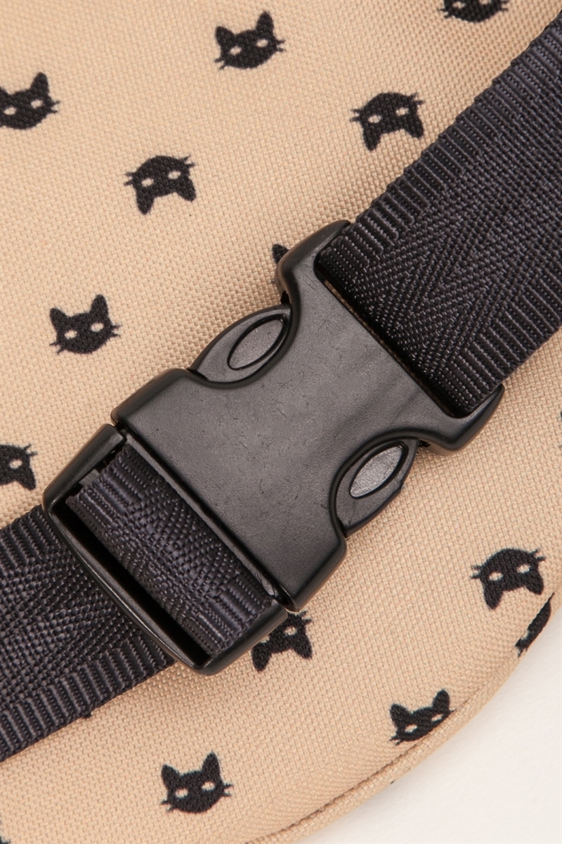 СУМКА НА ПОЯС ЗАПОРОЖЕЦ КОТИКИ БЕЖЕВЫЙ - фото 20008