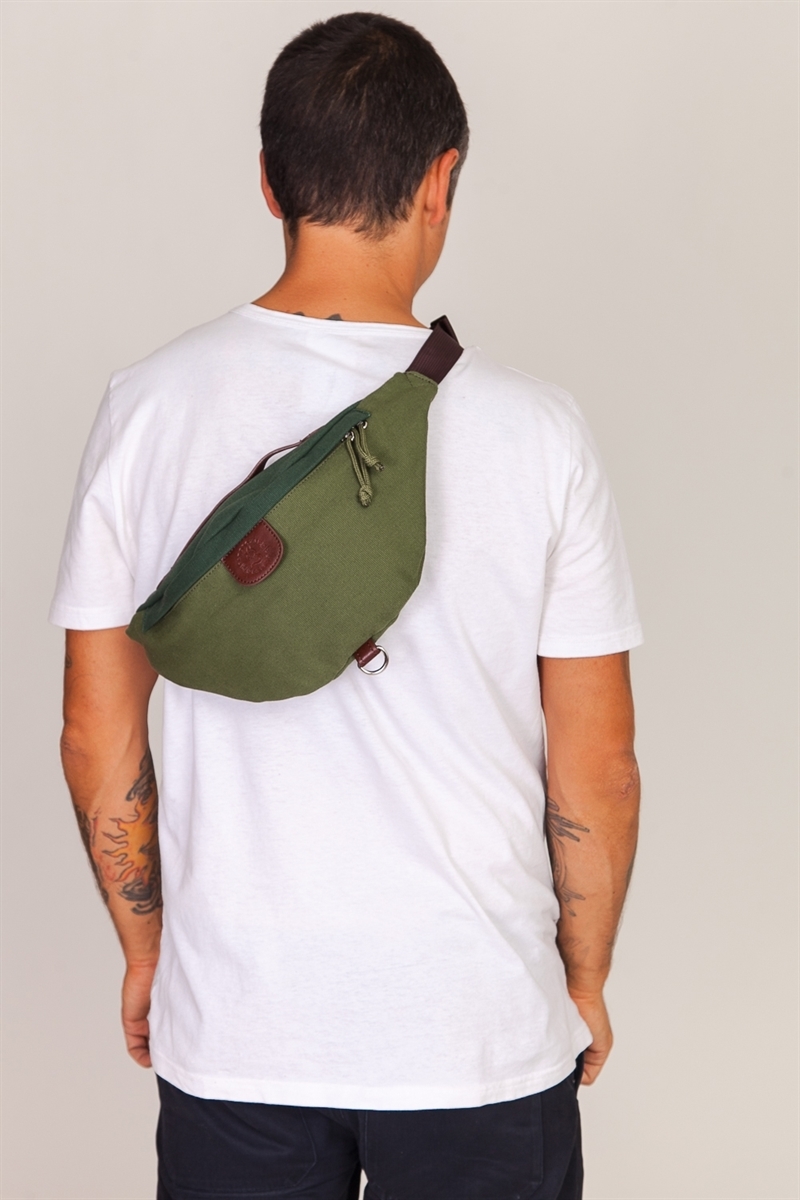 Сумка ЗАПОРОЖЕЦ Modnaya на пояс Nice green - фото 20027