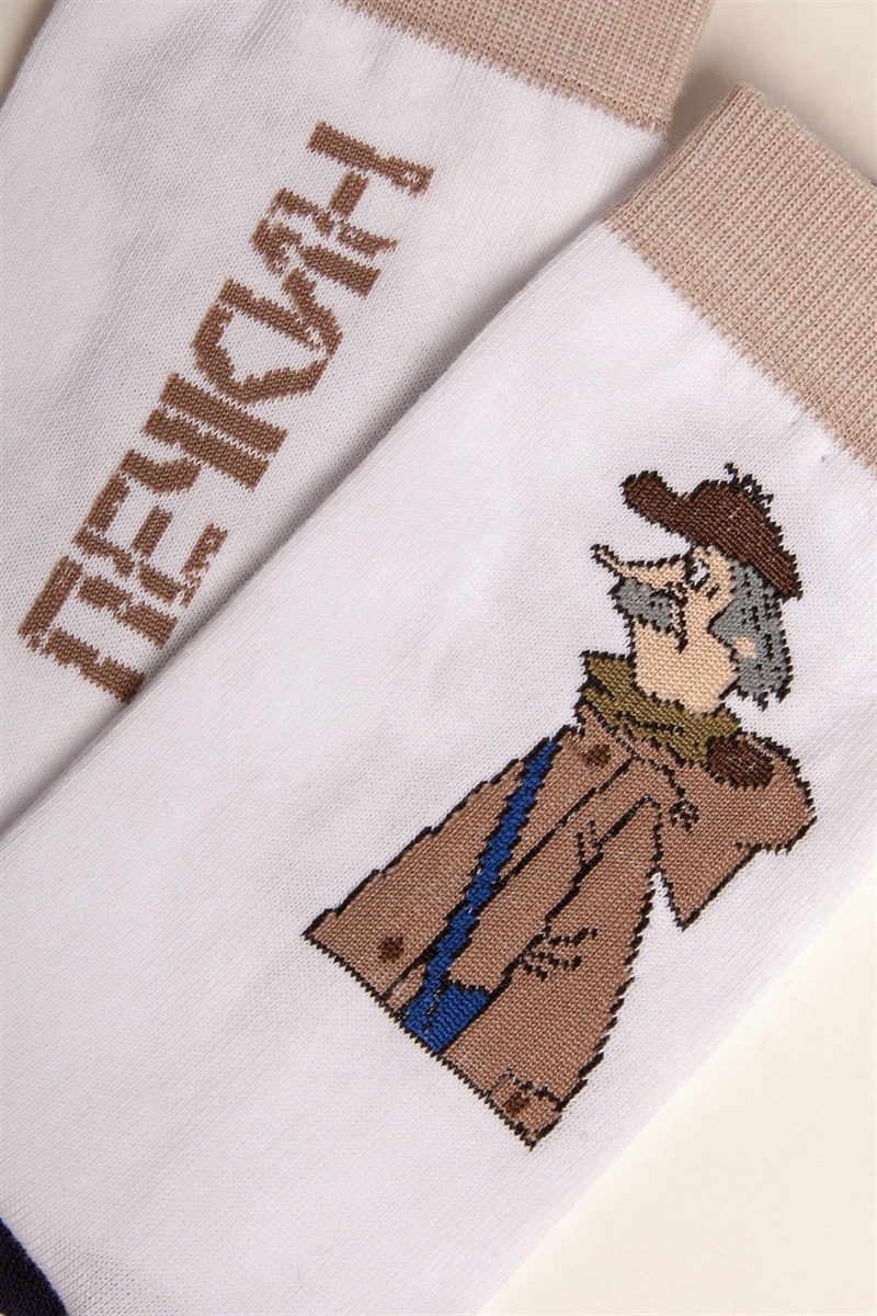 Носки ЗАПОРОЖЕЦ Печкин-18 Белый - фото 21242