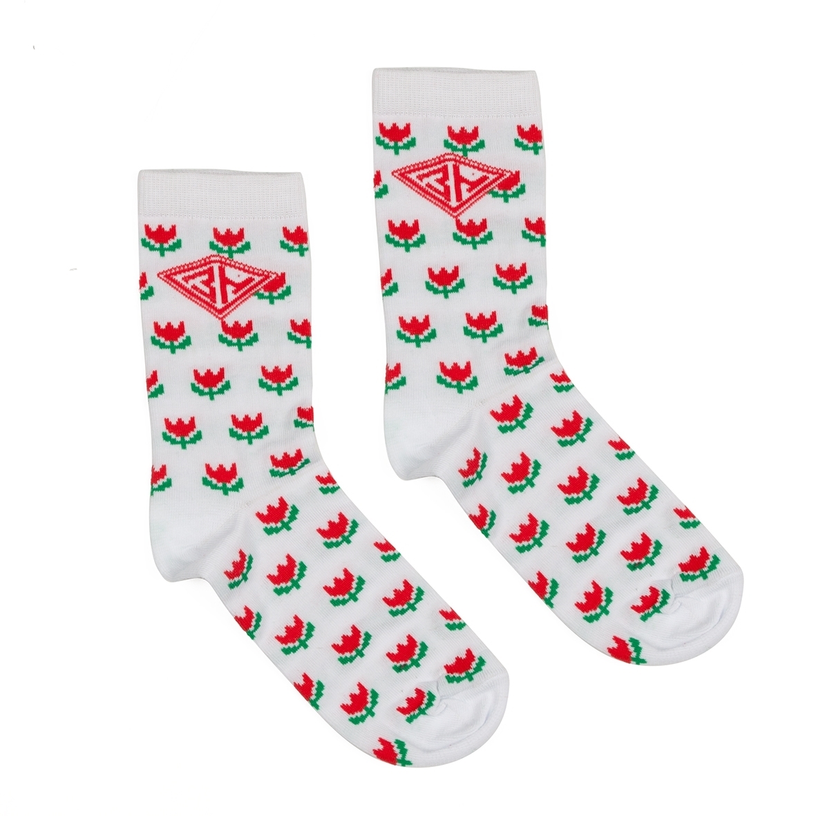 Носки ЗАПОРОЖЕЦ Цветочки женские - фото 21251