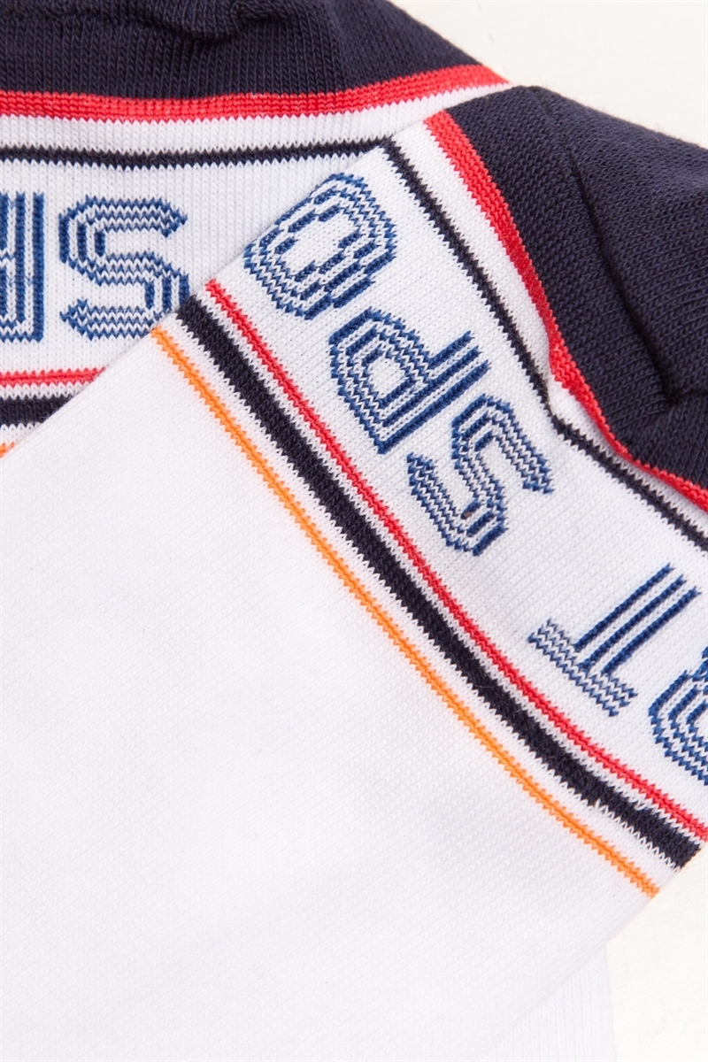 Носки ЗАПОРОЖЕЦ Спорт Печать короткие Белый - фото 21296