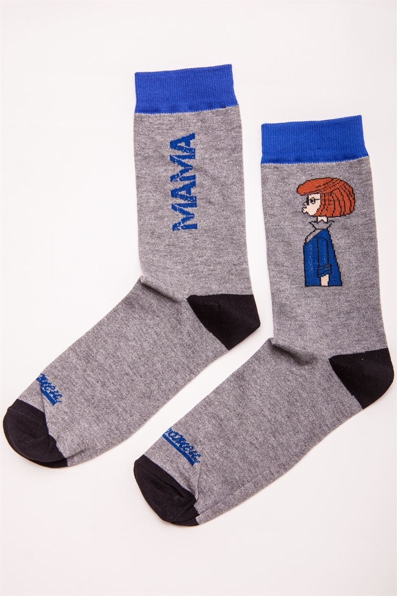 Носки ЗАПОРОЖЕЦ Мама-18 Серый - фото 21325