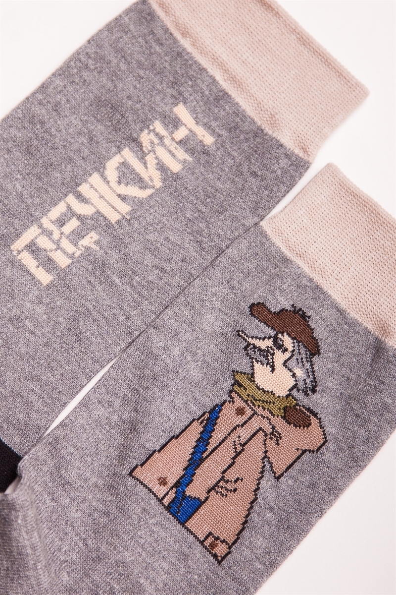 Носки ЗАПОРОЖЕЦ Печкин-18 Серый - фото 21338