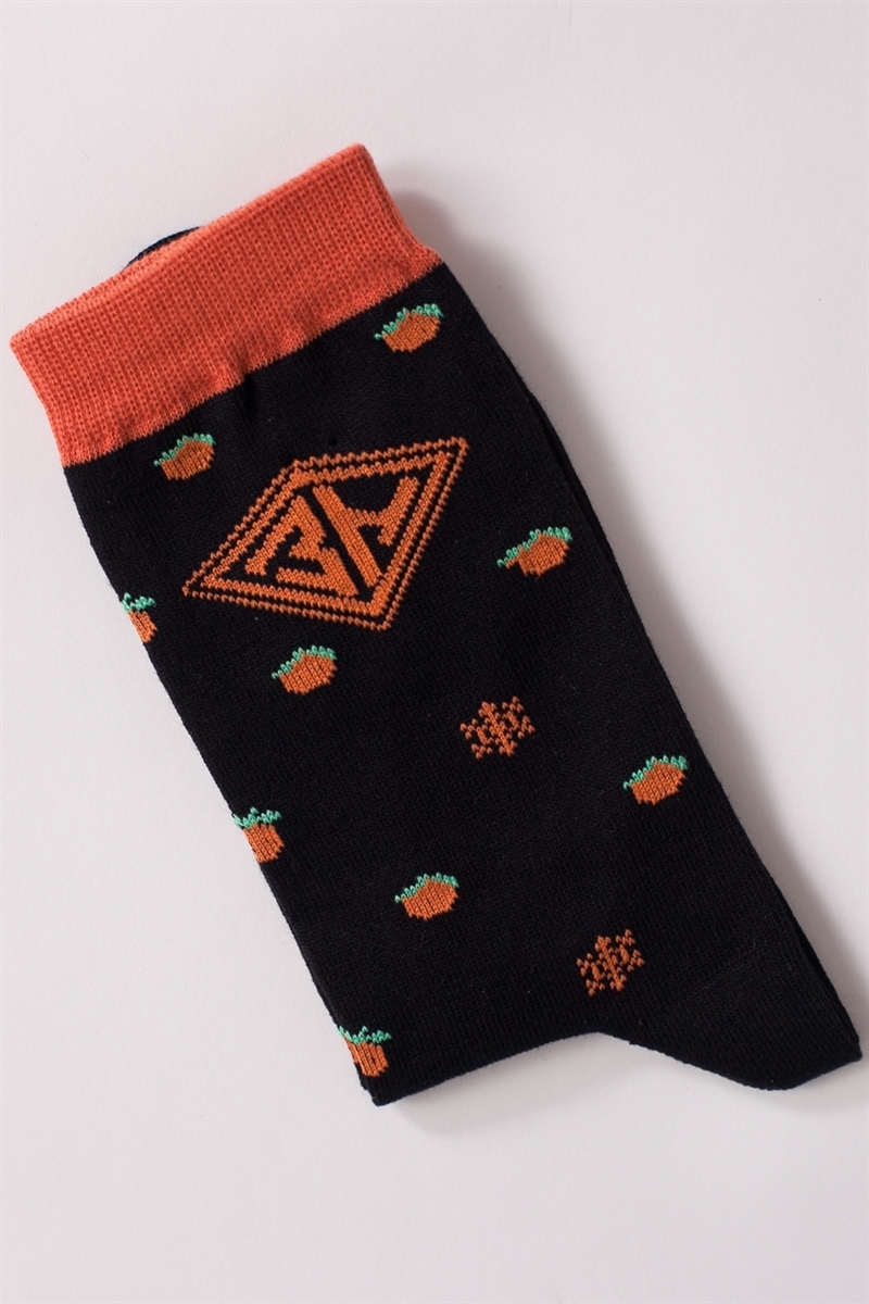 Носки ЗАПОРОЖЕЦ Апельсин и Снежинки - фото 21463