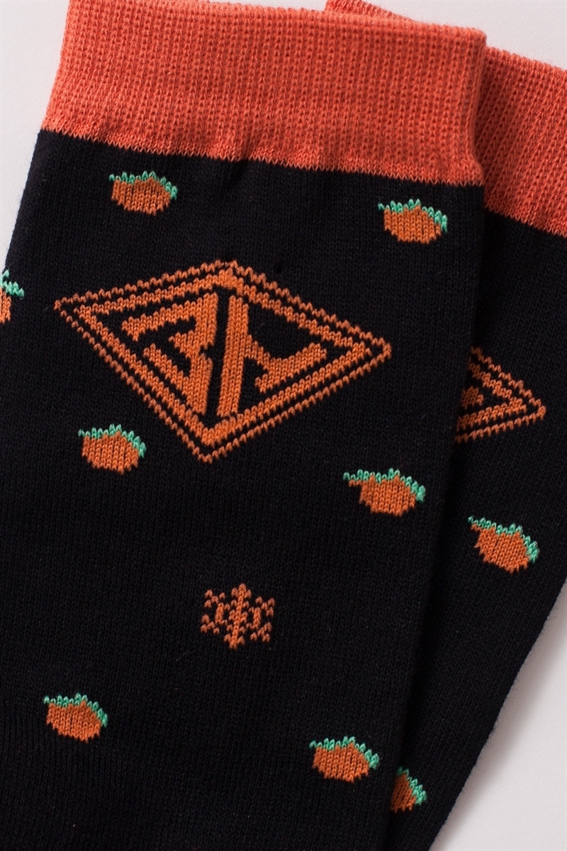 Носки ЗАПОРОЖЕЦ Апельсин и Снежинки - фото 21464