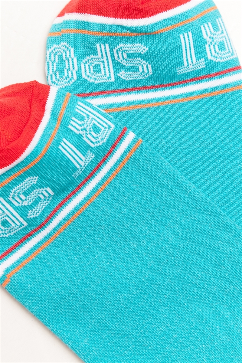 Носки ЗАПОРОЖЕЦ Спорт Печать короткие Светло-Зеленый 35-40 - фото 21523