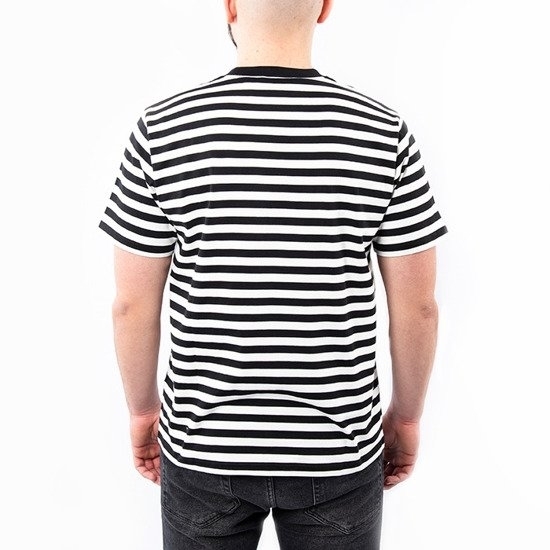 Футболка кор. рукав CARHARTT WIP SCOTTY STRIPE, BLACK / WAX I027732 - фото 21694