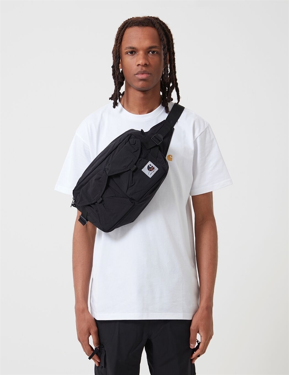 Сумка поясная CARHARTT WIP Hayes Hip Bag BLACK I027526 - фото 21861