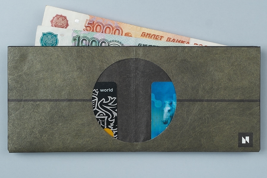 Кошелек New Wallet - New Fateline; сделан из Tyvek® - фото 24035