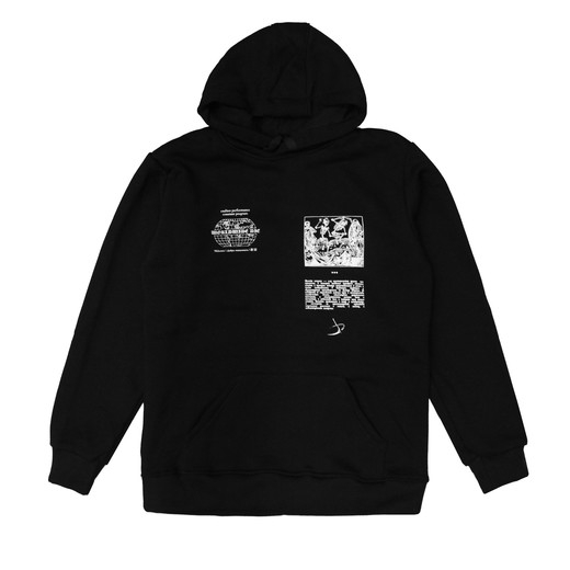 Толстовка Колос "Worldwide die" черная - фото 24484