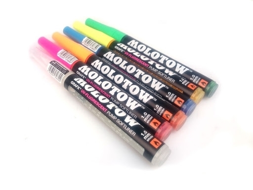 Маркер MOLOTOW GrafX UV 1мм Флюр.Оранжевый 04 - фото 25178