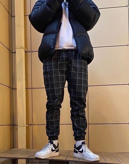 БИЧ Клетчатые штаны black - фото 27012