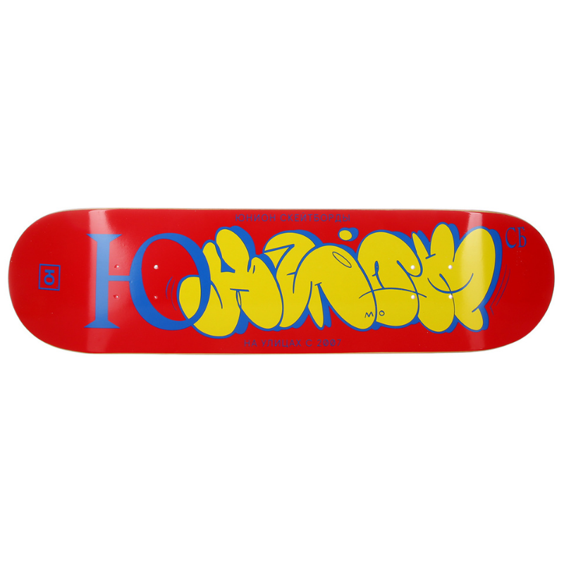 Юнион Дека Team 3 red-yellow medium concave - фото 28559