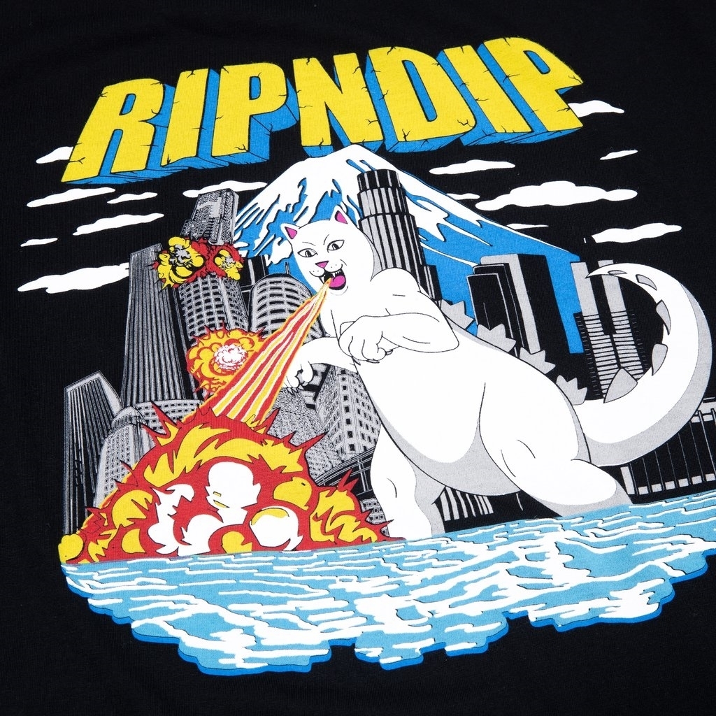 Футболка RIPNDIP Nermzilla Tee Black - фото 30485