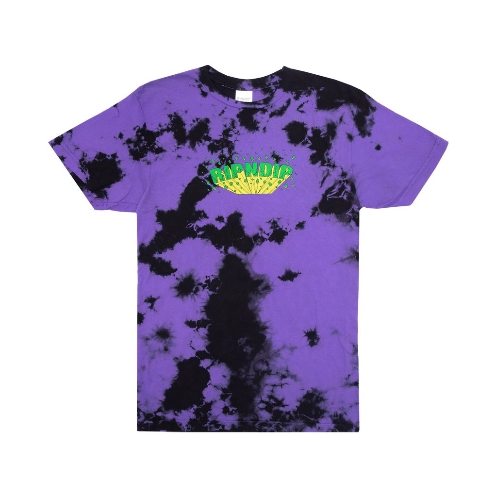 Футболка RIPNDIP Nebula Tee Purple & Black Dye - фото 31297