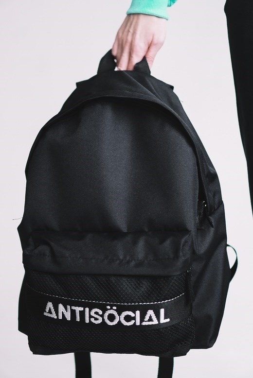 Рюкзак ANTISOCIAL (BLACK-WHITE) - фото 32054