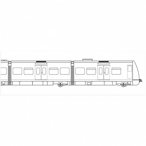 Скетчбук FLUX Copenhagen S-train 594x180mm 40страниц 170гр. - фото 32633