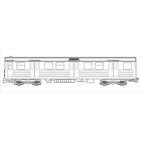 Скетчбук FLUX Stockholm subway 594x180mm 40страниц 170гр. - фото 32637