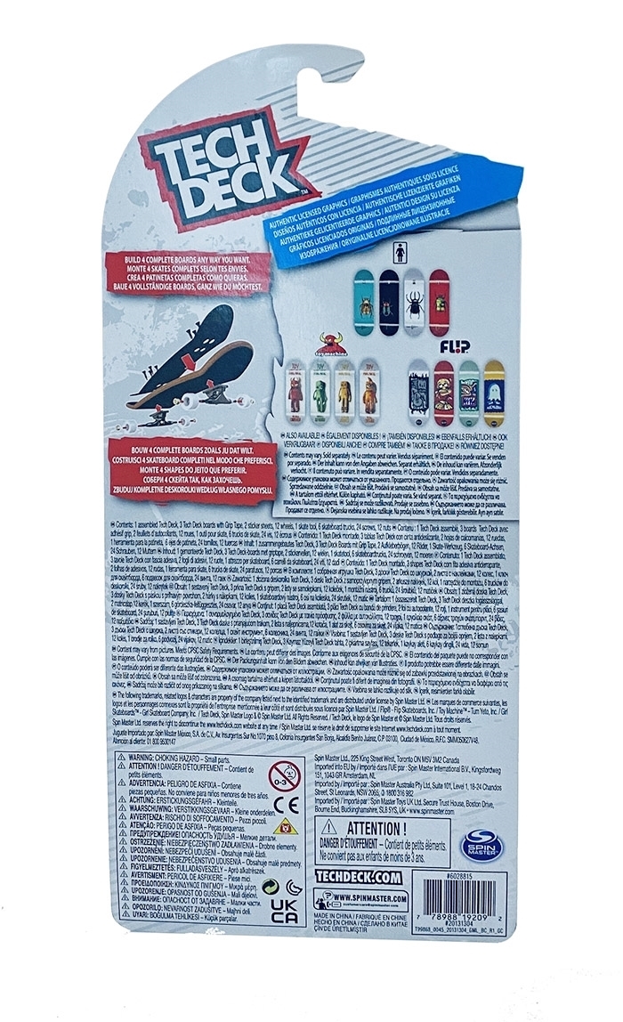 Фингерборд Tech Deck 021 4in1 Toy Machine - фото 32675