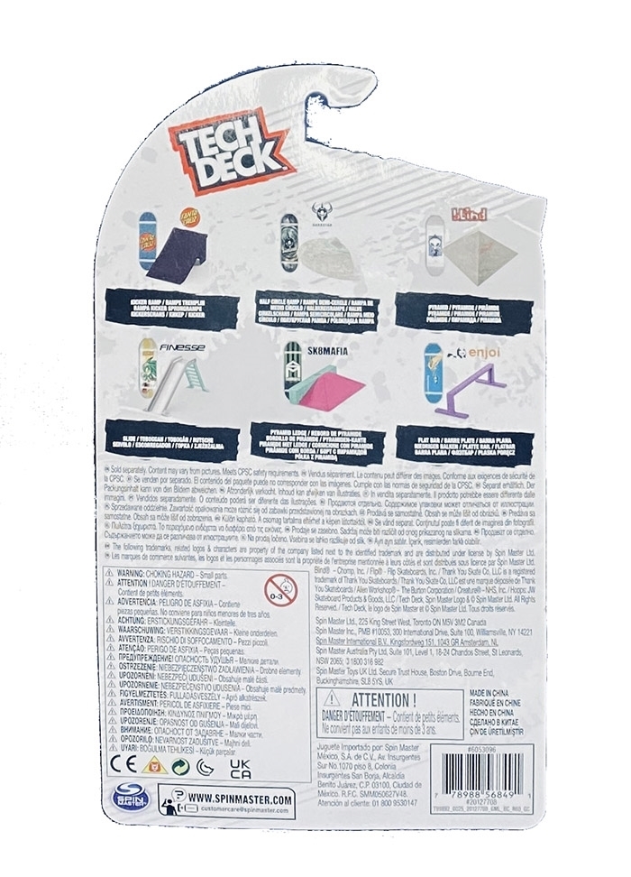 Фингерборд Tech Deck Street Hits Finesse Sonic - фото 32681