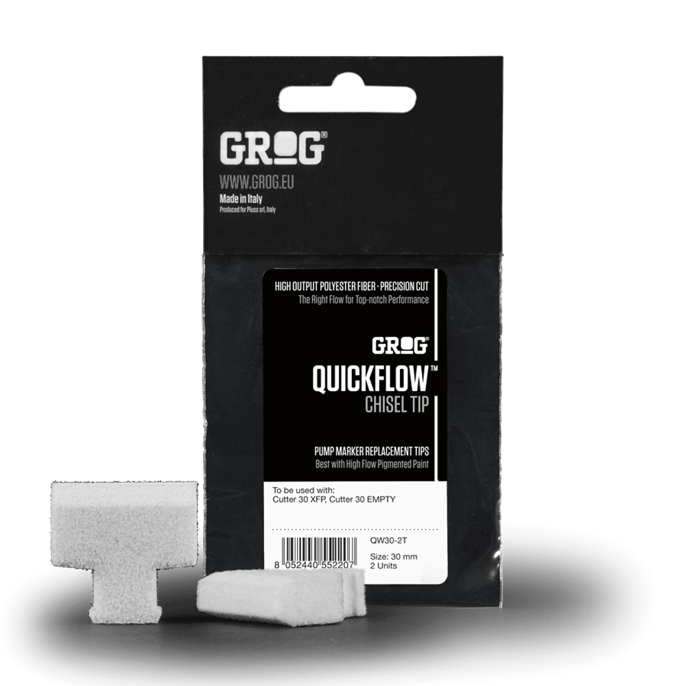 Перо Grog 30 мм Quickflow скошенное 2 шт - фото 33640