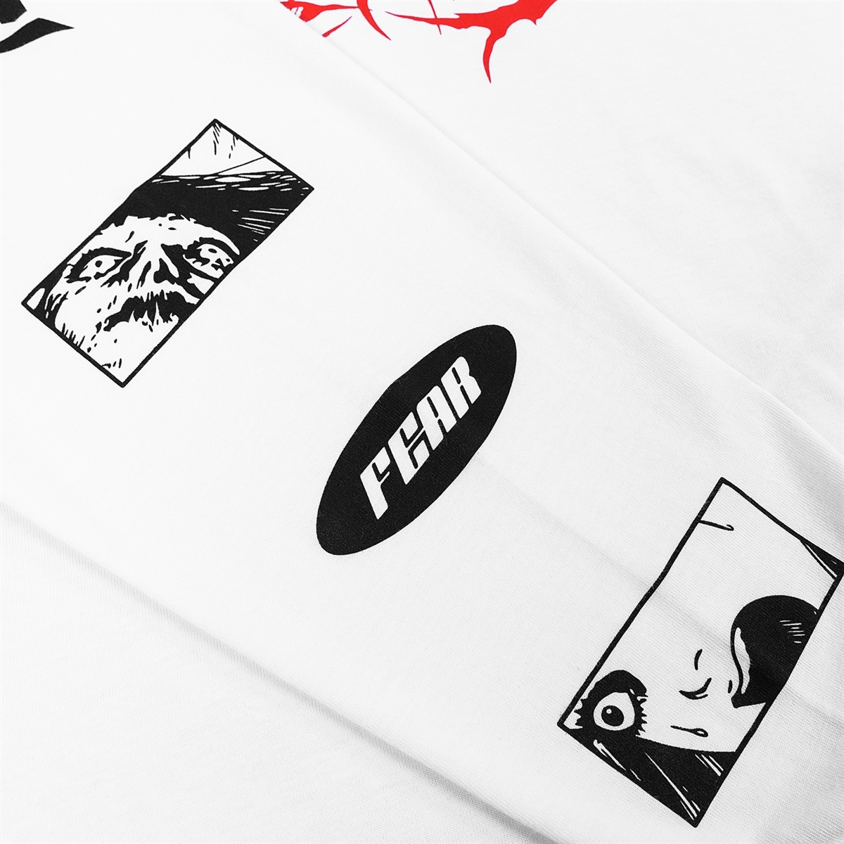 Горе Лонгслив DIGITAL FEAR LS TEE белый - фото 34066