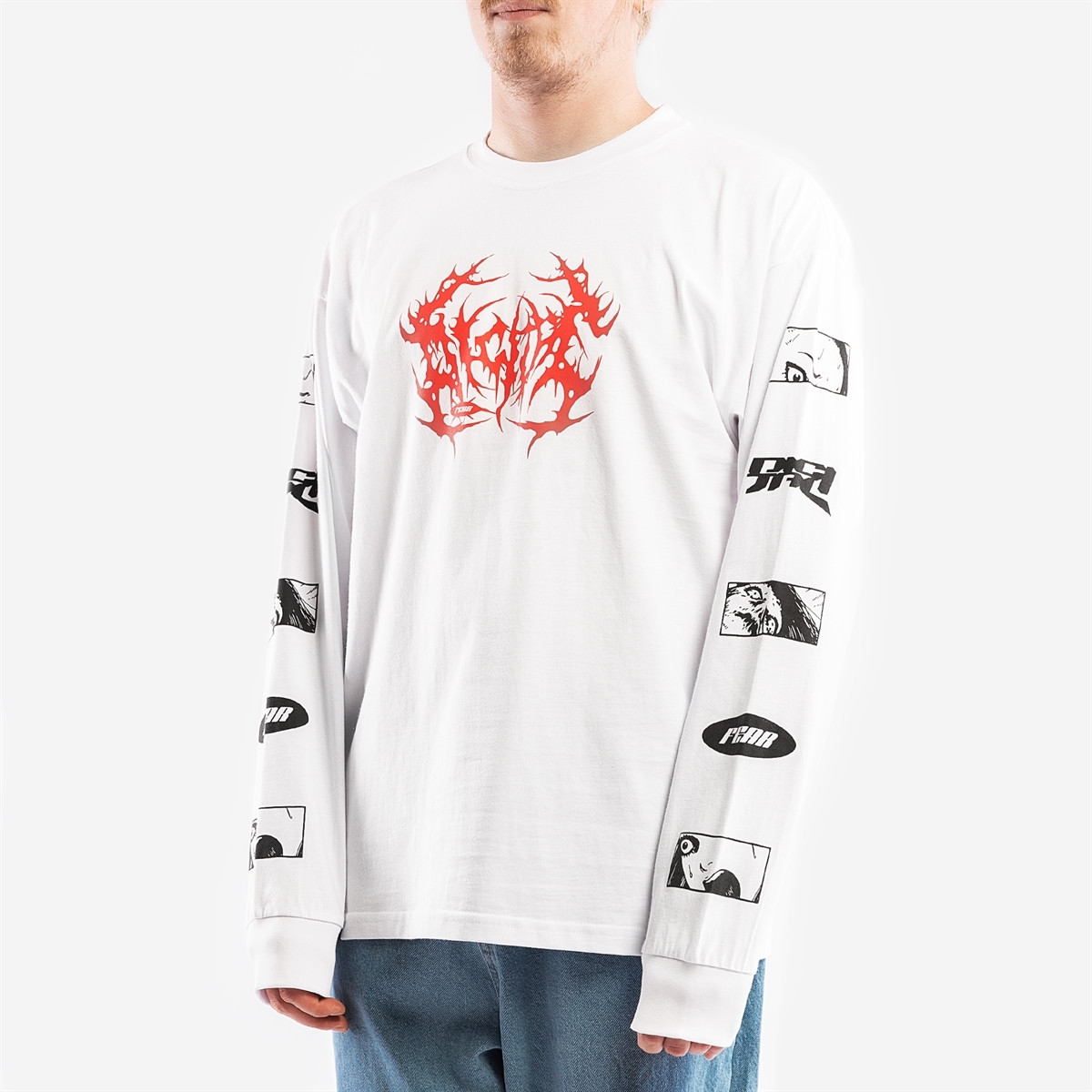 Горе Лонгслив DIGITAL FEAR LS TEE белый - фото 34068