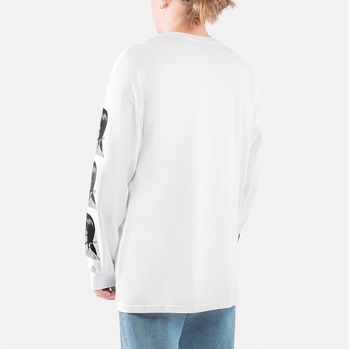 Горе Лонгслив ANGRY RLXD LS TEE белый - фото 34388