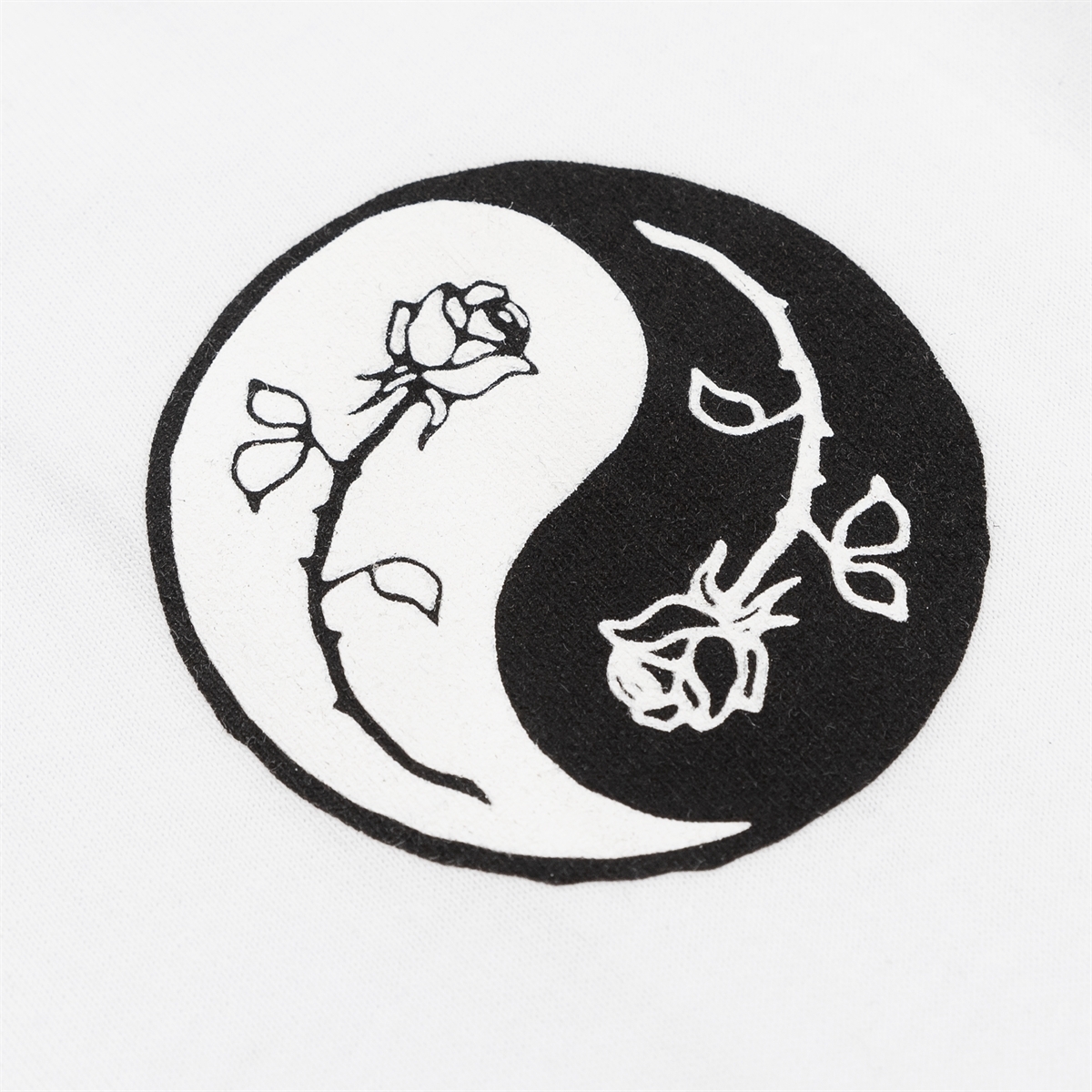 Горе Лонгслив YIN YANG белый - фото 34520