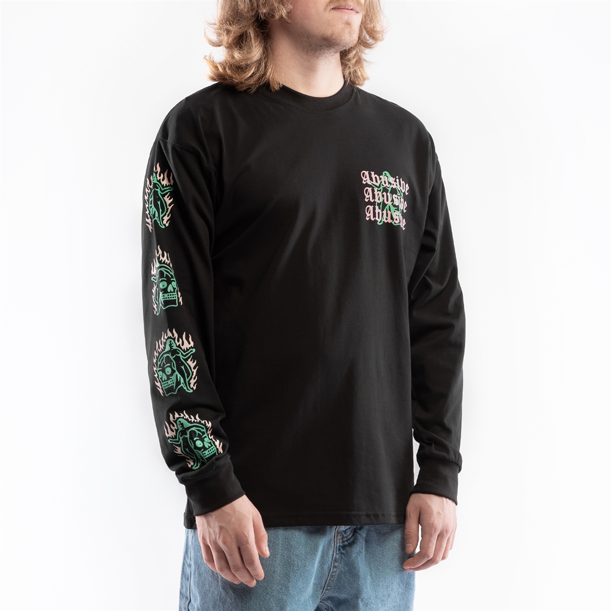 Горе Лонгслив ОСКОРБЛЕНИЕ черный - фото 34528