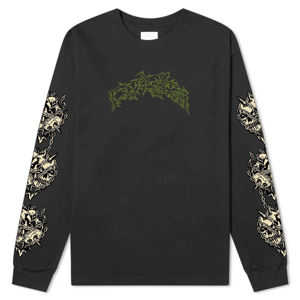 Горе Лонгслив PAIN LS TEE черный - фото 34533