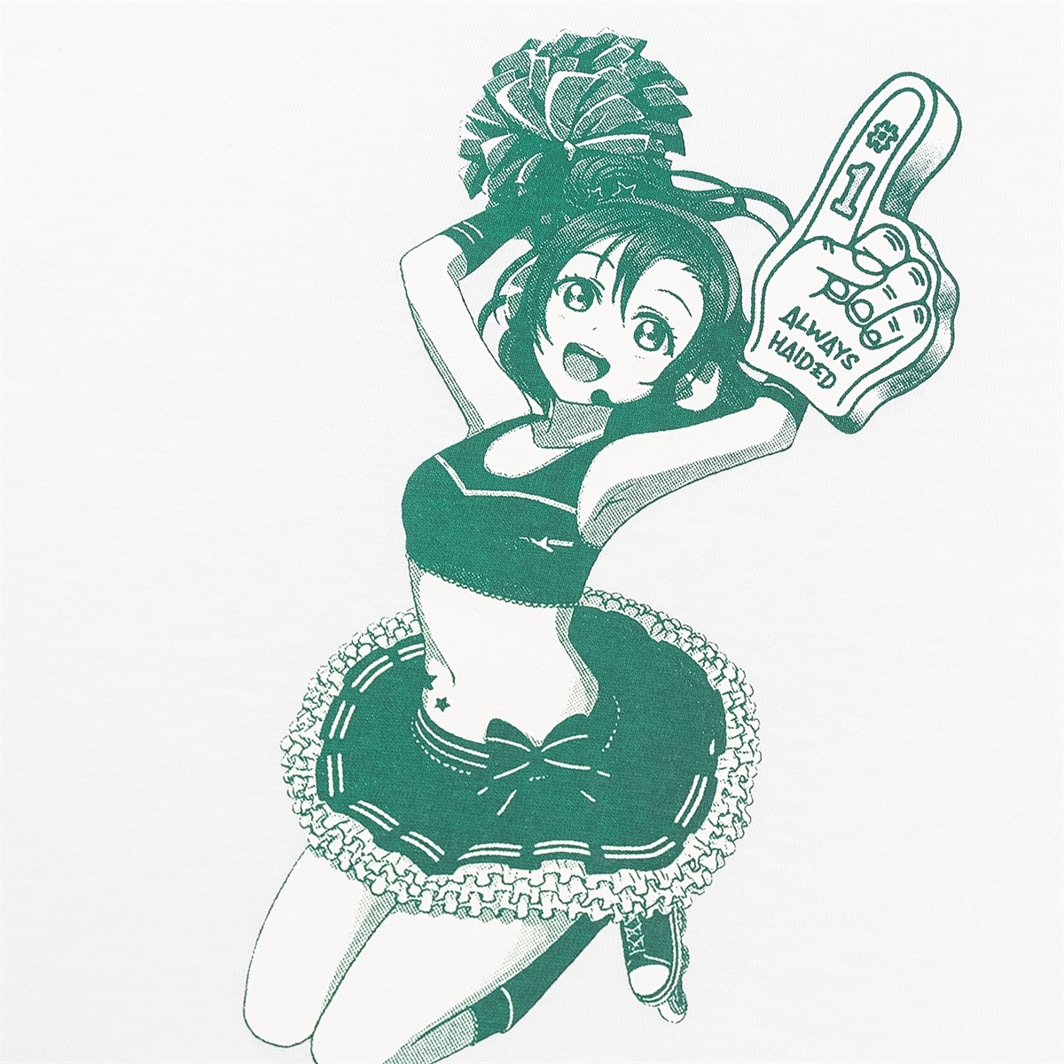 Горе футболка CHEERLEADER RGLR TEE белый - фото 35181