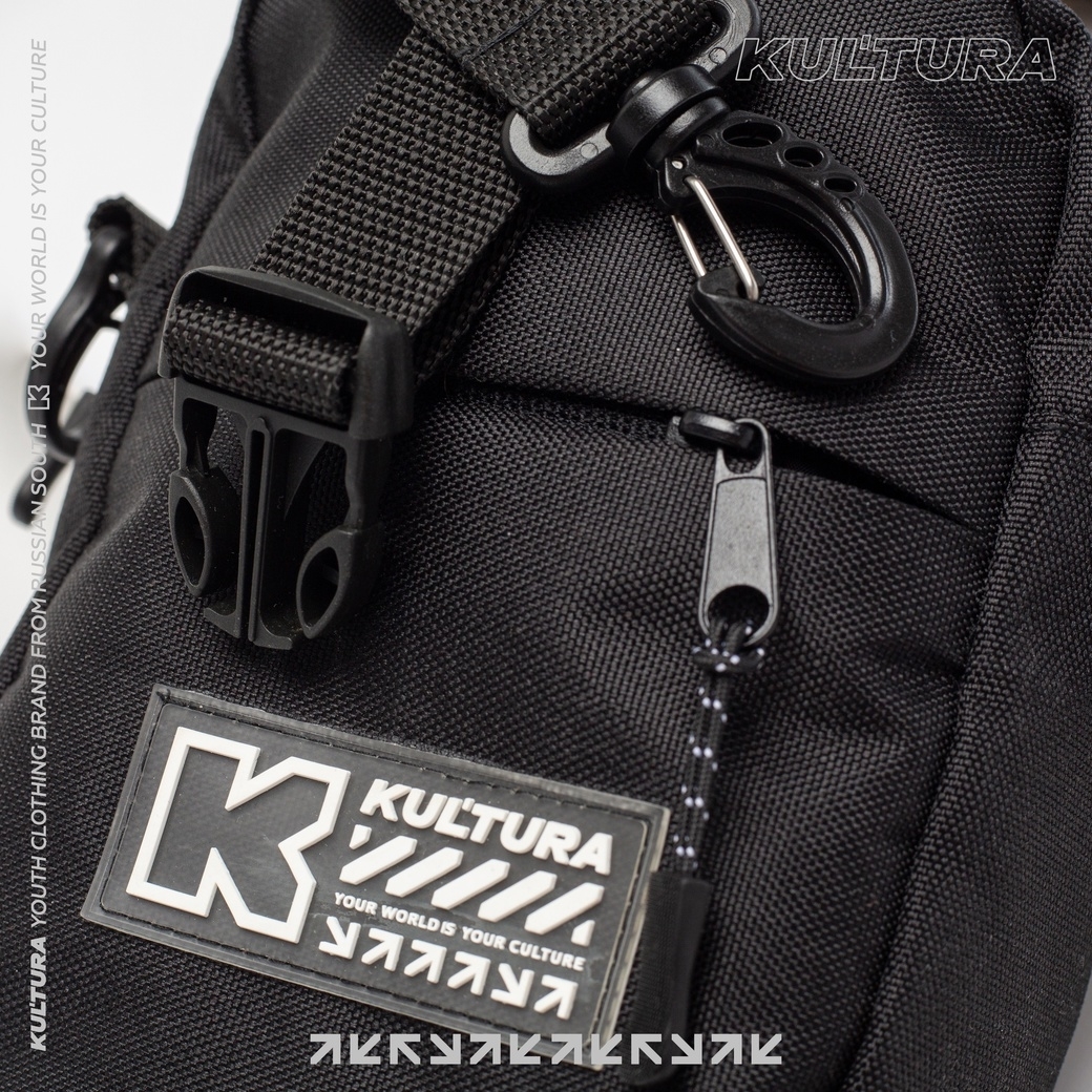 Cумка мессенджер КУЛЬТУРА "BOX LOGO", черный - фото 35422