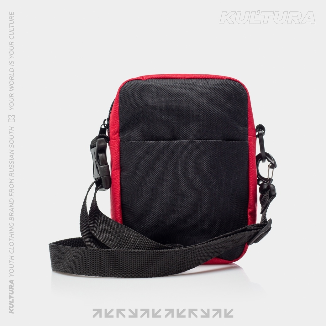 Cумка мессенджер КУЛЬТУРА "BOX LOGO", красный - фото 35428