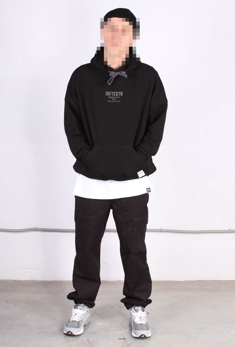 Брюки "GIFTED78" Cargo/447 черный - фото 36214