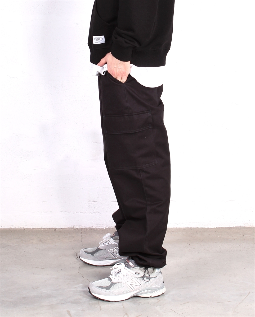 Брюки "GIFTED78" Cargo/447 черный - фото 36216