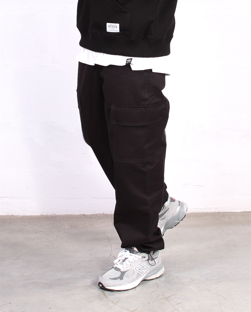 Брюки "GIFTED78" Cargo/447 черный - фото 36217
