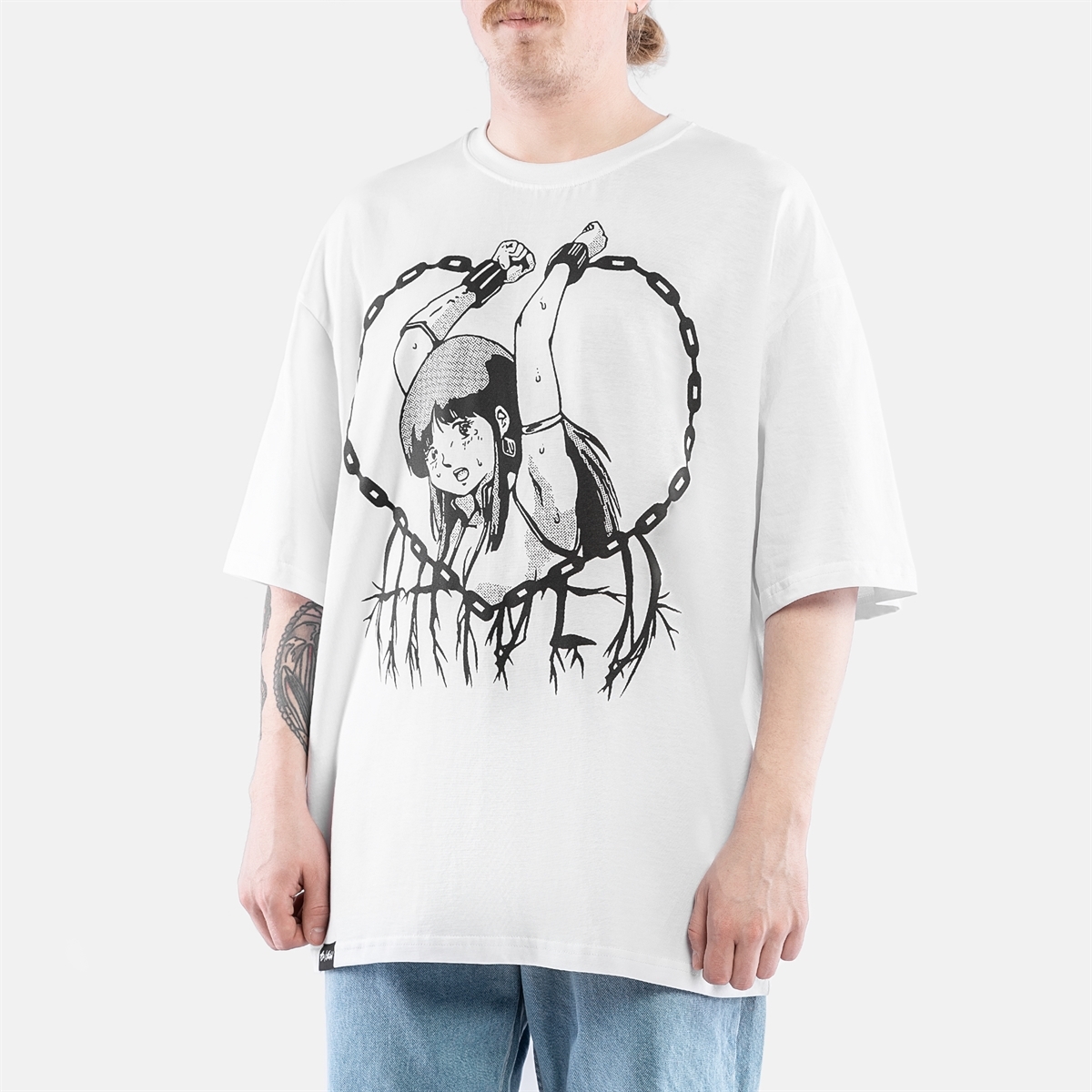 Футболка Горе CHAINS RLXD SPLTB TEE white - фото 37012