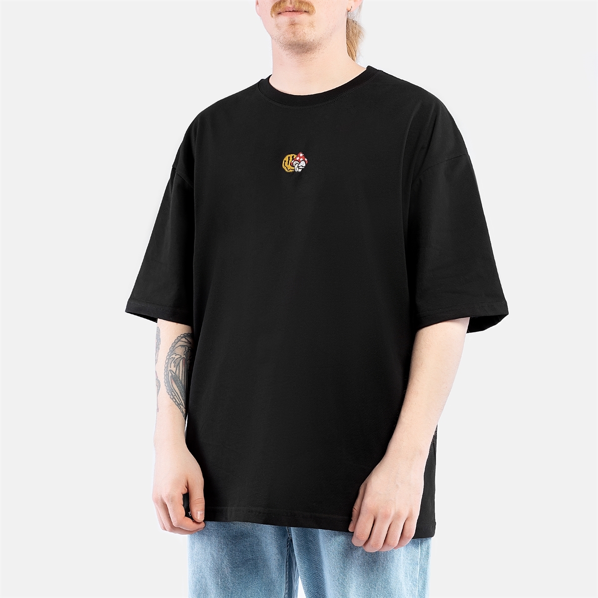 Футболка Горе DISTORTED RLXD SPLTB TEE black - фото 37032