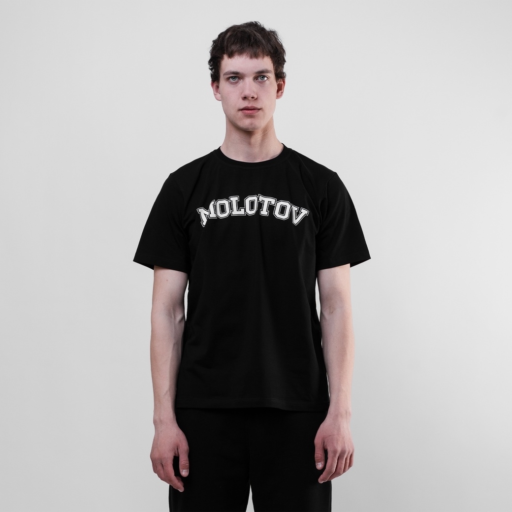 Футболка Molotov College Logo S22 Black - фото 37128