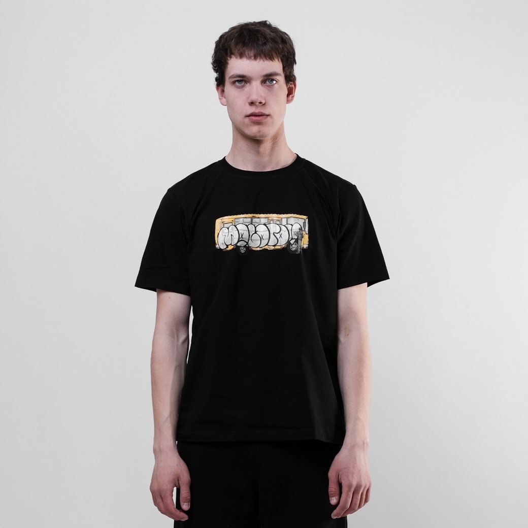 Футболка Molotov Graffiti Bus S22 Black - фото 37131